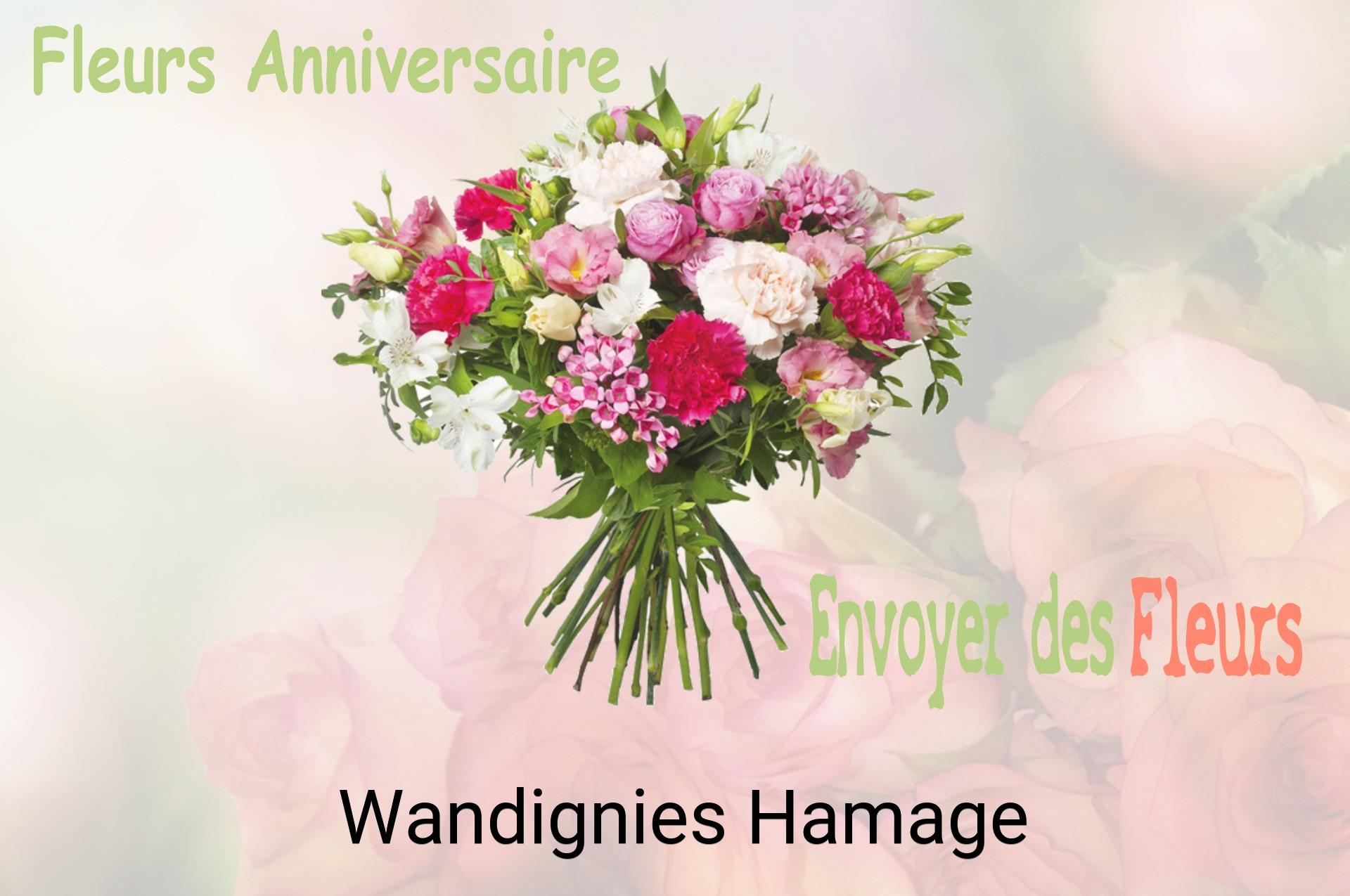 Bouquet de fleurs d’anniversaire livré à Wandignies-Hamage